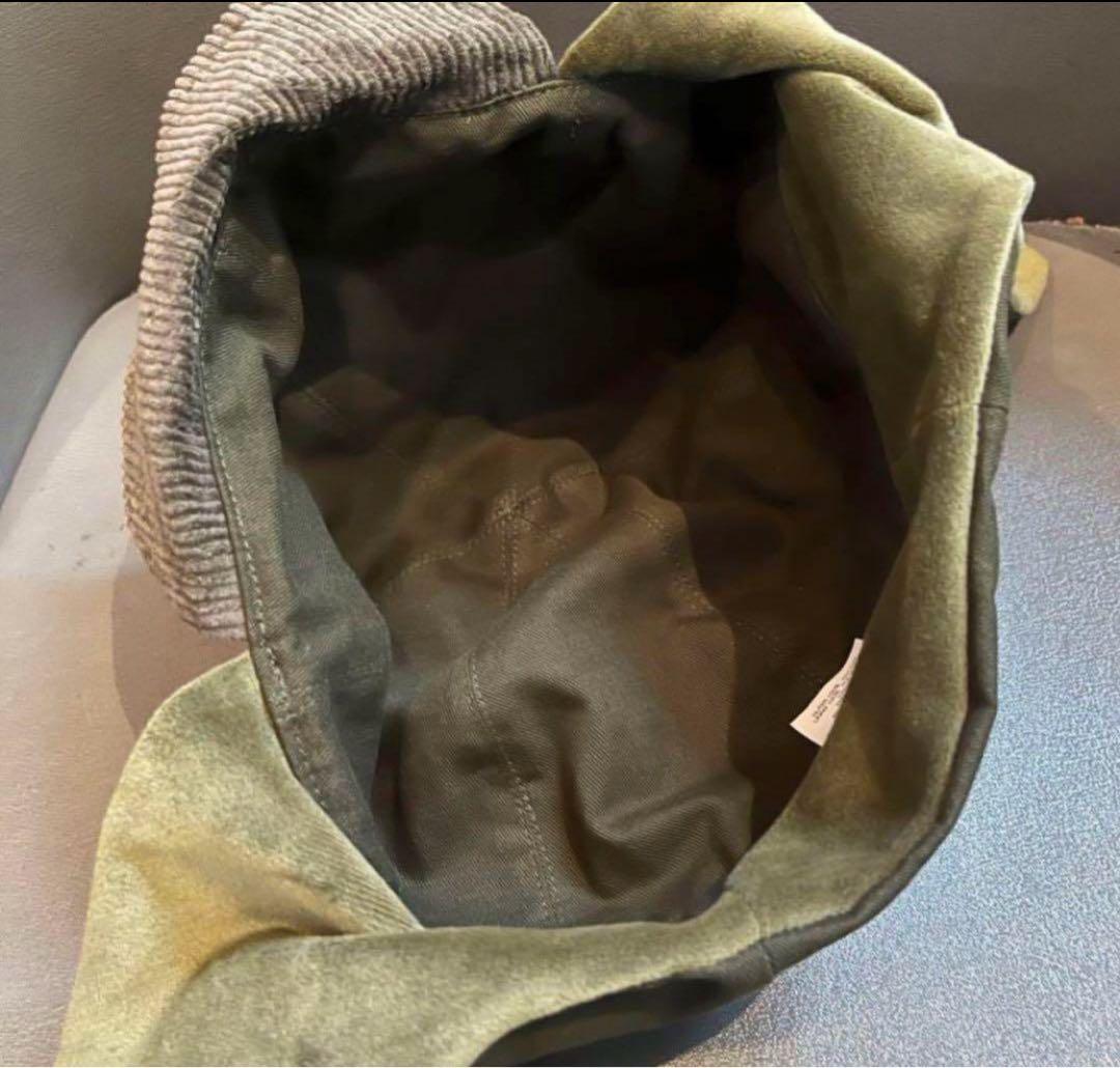 ナナ様 UNCROWD ボンバーキャップ　オリーブ　ドライボーンズ　キャスケット