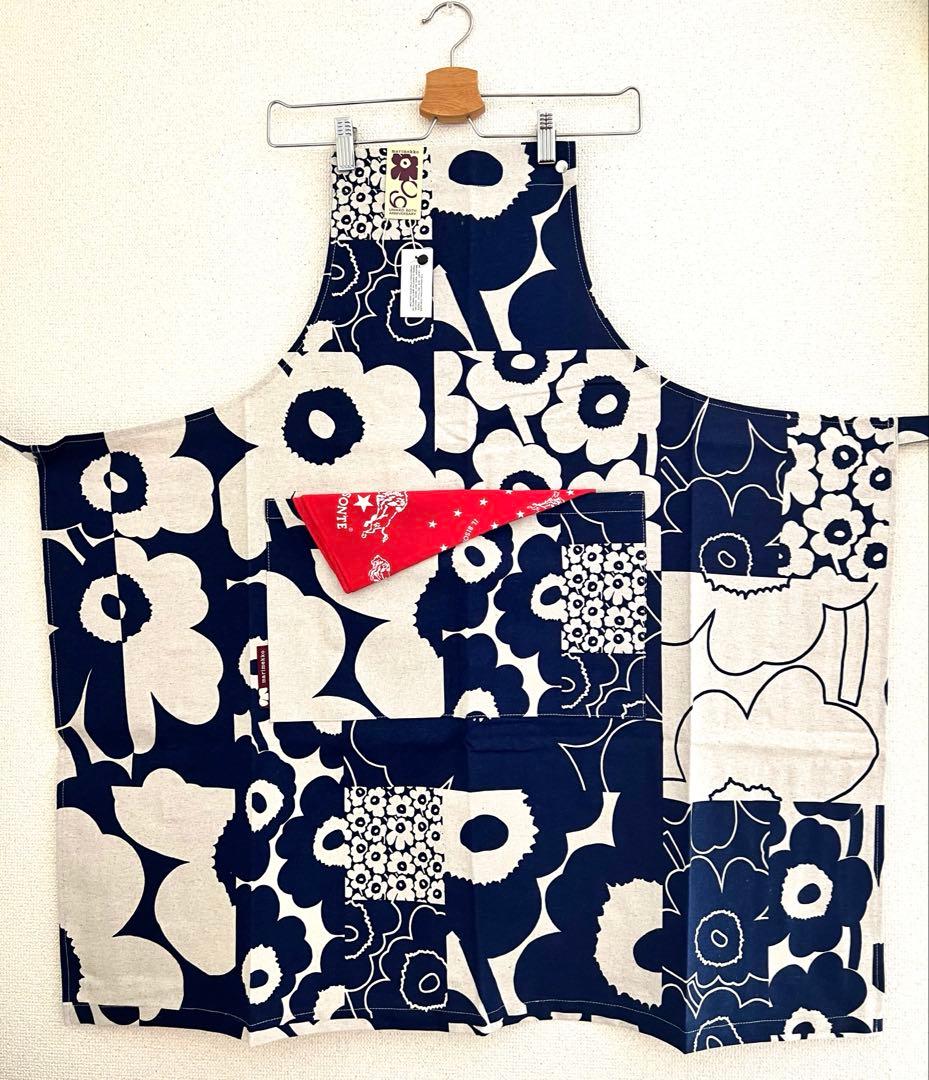 ✨新品未使用　マリメッコ　marimekko 60周年　ウニッコ　エプロン✨