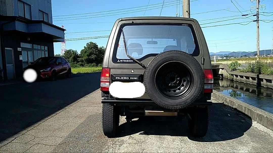 パジェロミニ　H56A リアバンパー　パイプバンパー