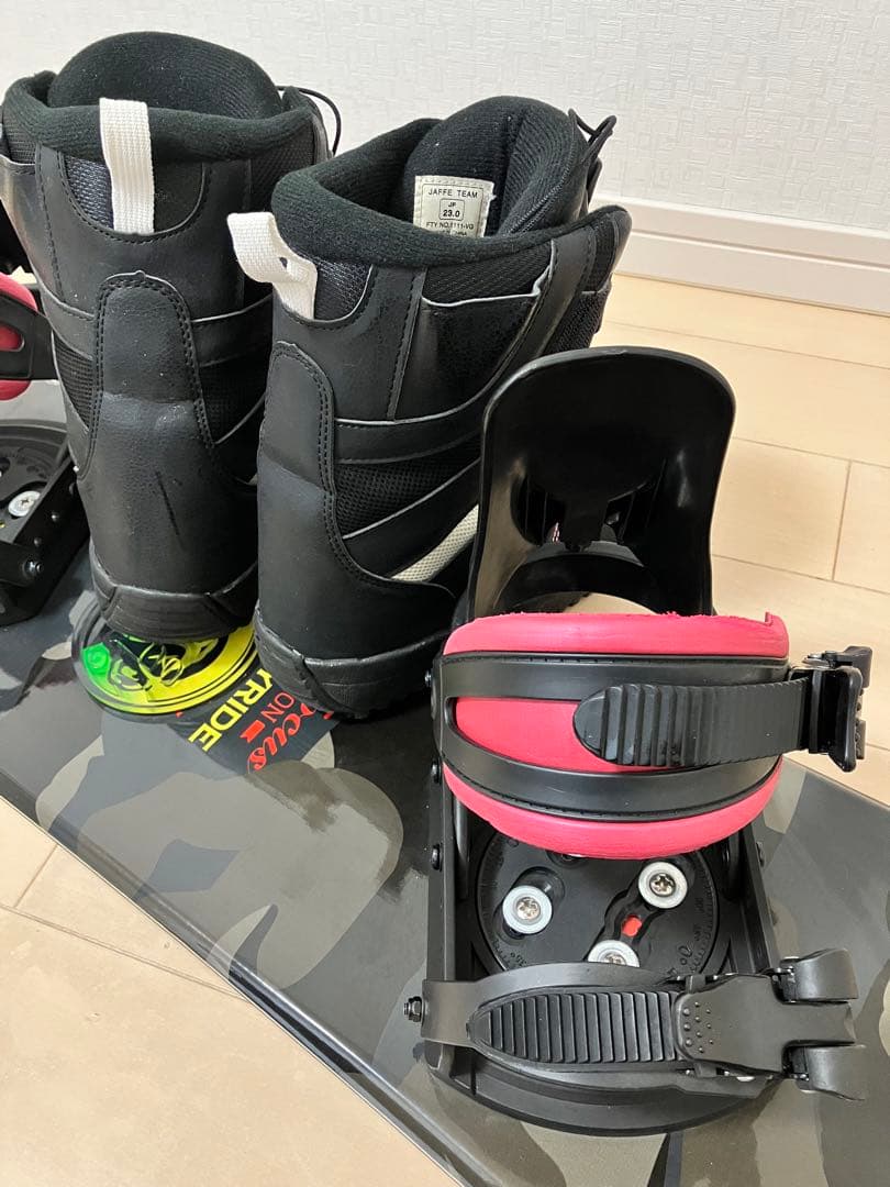 120cm スノーボード3点セット　ブーツ23.0cmキッズ子供用 大阪手渡可！
