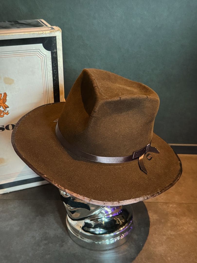 [Vintage] 3XXX ビーバーハットブラウン