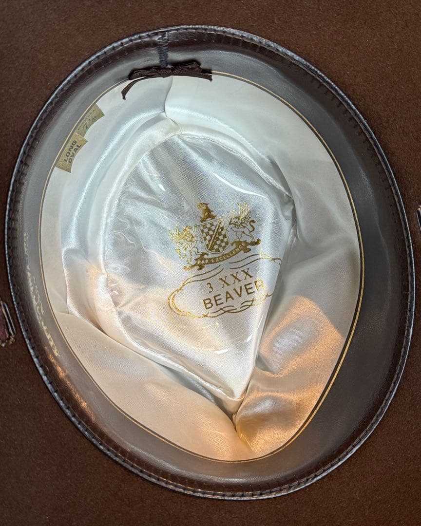 [Vintage] 3XXX ビーバーハットブラウン