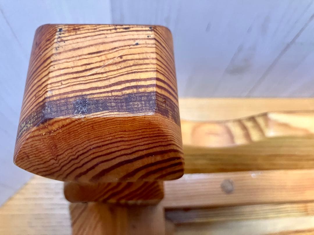 花台　64cm×42cm×19cm 盆栽台　香炉台　木製　和風　木目　飾り台