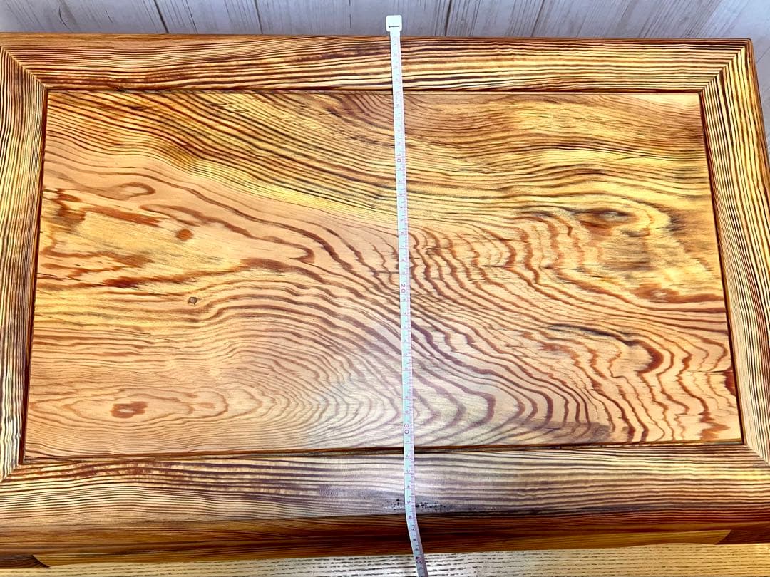 花台　64cm×42cm×19cm 盆栽台　香炉台　木製　和風　木目　飾り台