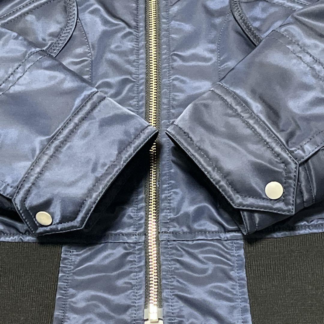 未使用級【カルバンクライン】MA-1 中綿 ブルゾン ミリタリージャケット 36