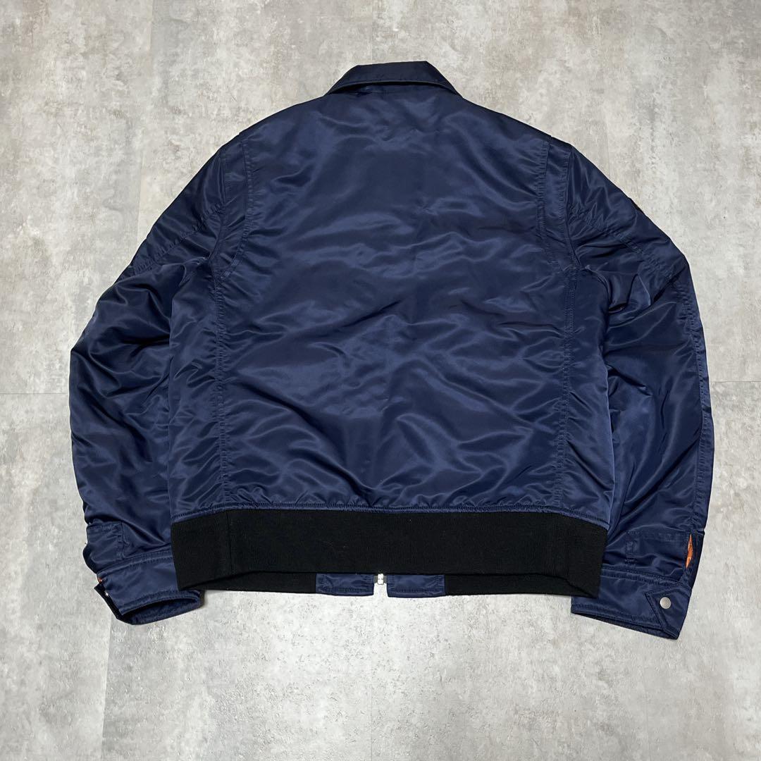 未使用級【カルバンクライン】MA-1 中綿 ブルゾン ミリタリージャケット 36