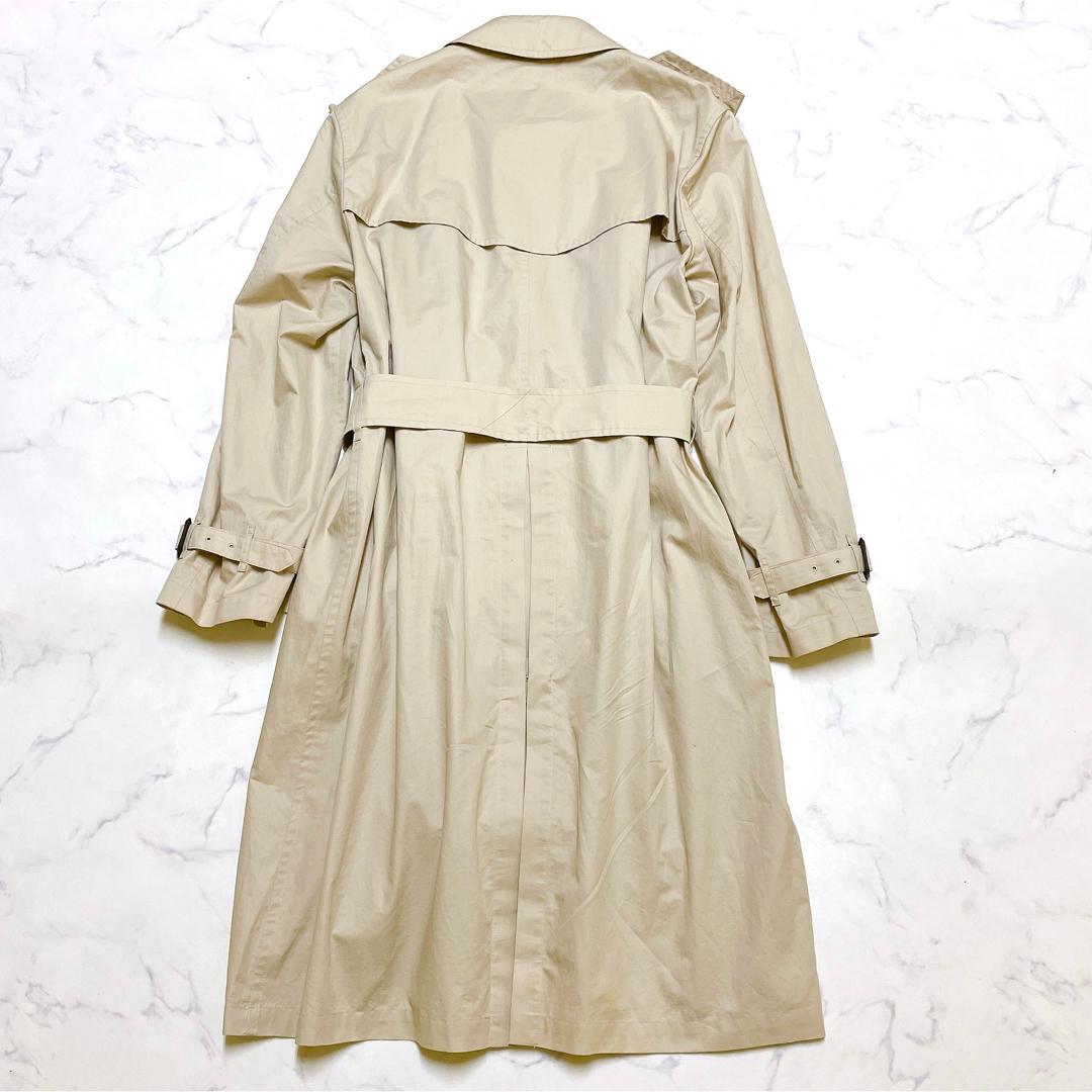 バーバリーロンドン トレンチロングコート ベルト ノバチェック 42 XL