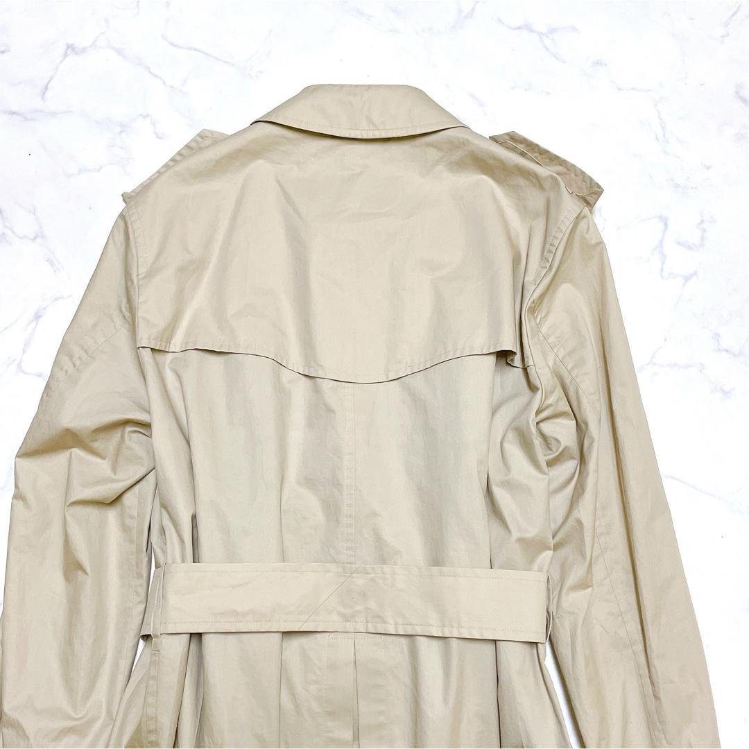 バーバリーロンドン トレンチロングコート ベルト ノバチェック 42 XL