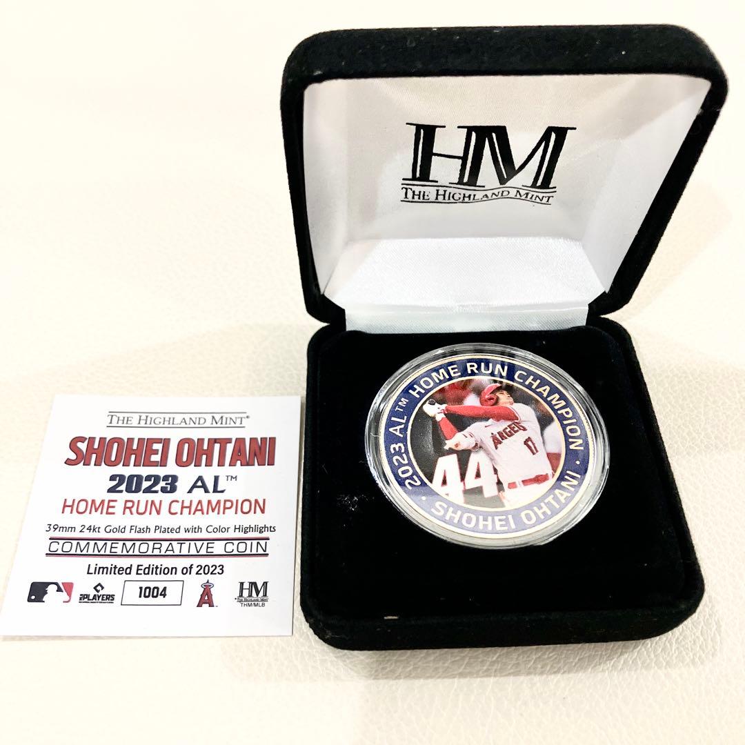 ✨ 【希少】エンゼルス大谷翔平選手2023 AL HR王獲得記念ゴールドメダル