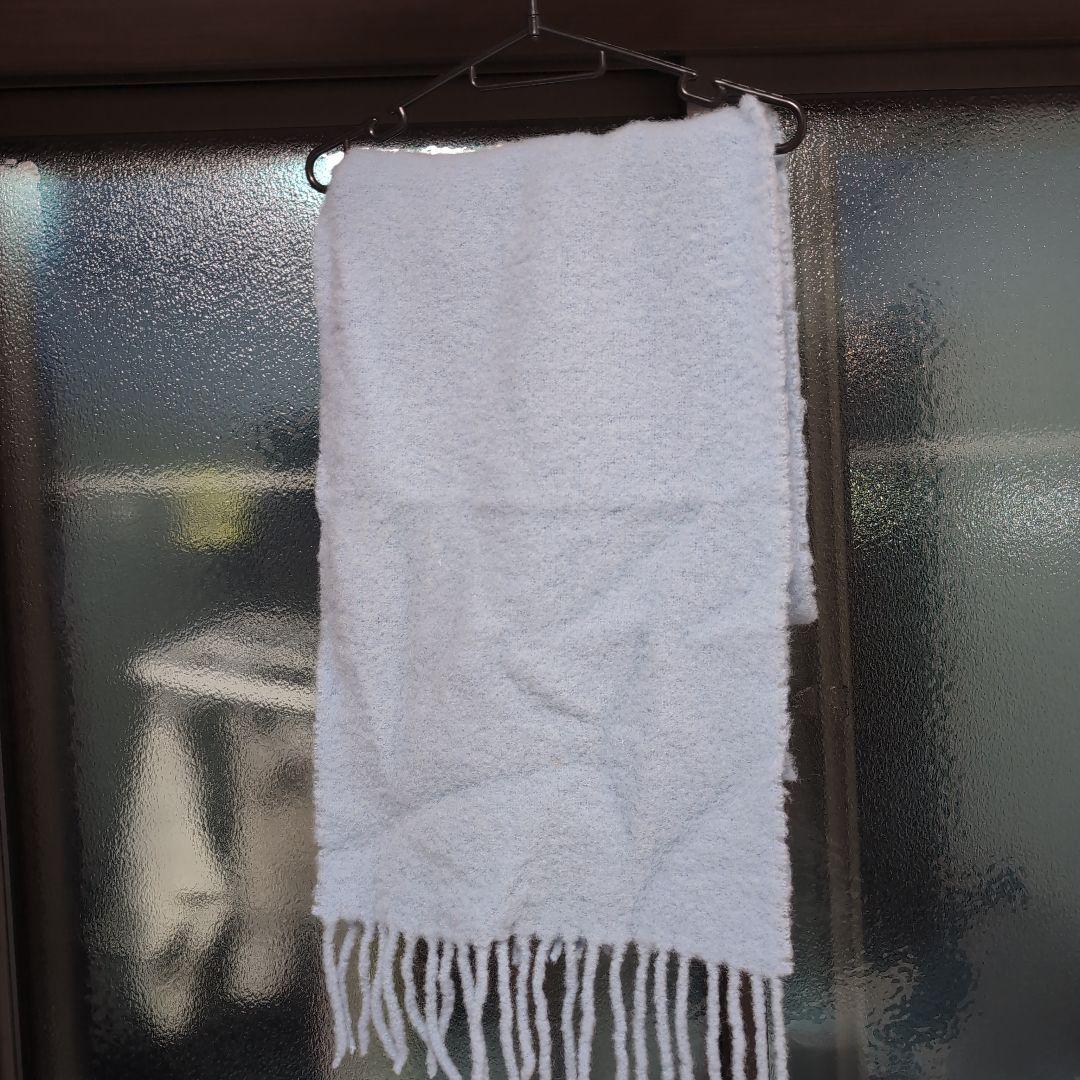 あいうえお　Séfr 水色 マフラー