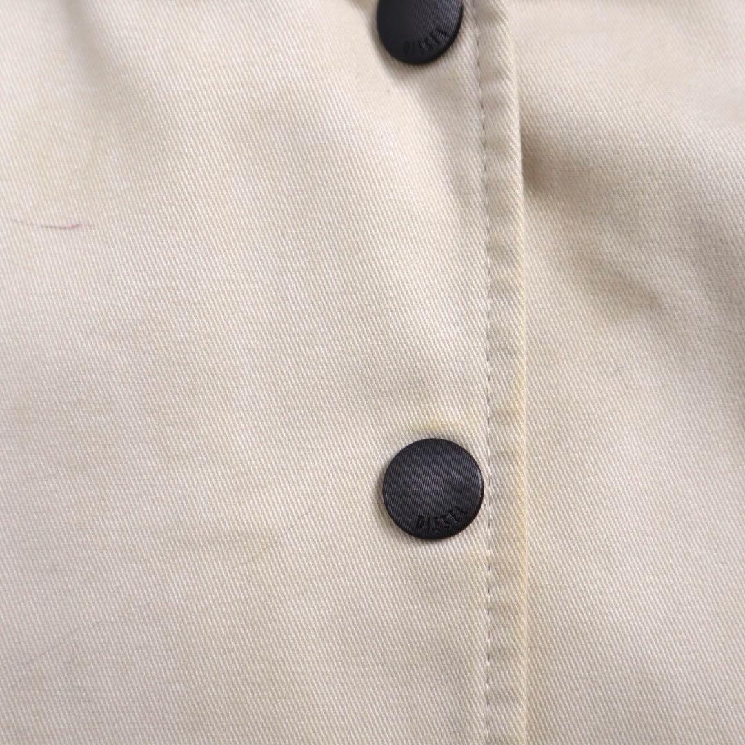 diesel ディーゼル 肩ライン テディジャケット 短丈 スタジャン ブルゾン