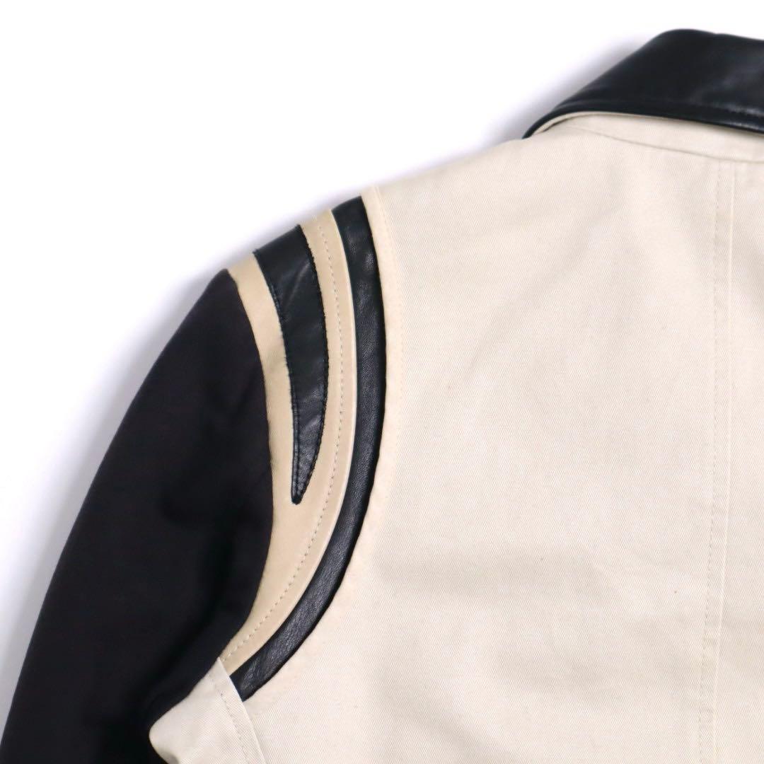 diesel ディーゼル 肩ライン テディジャケット 短丈 スタジャン ブルゾン