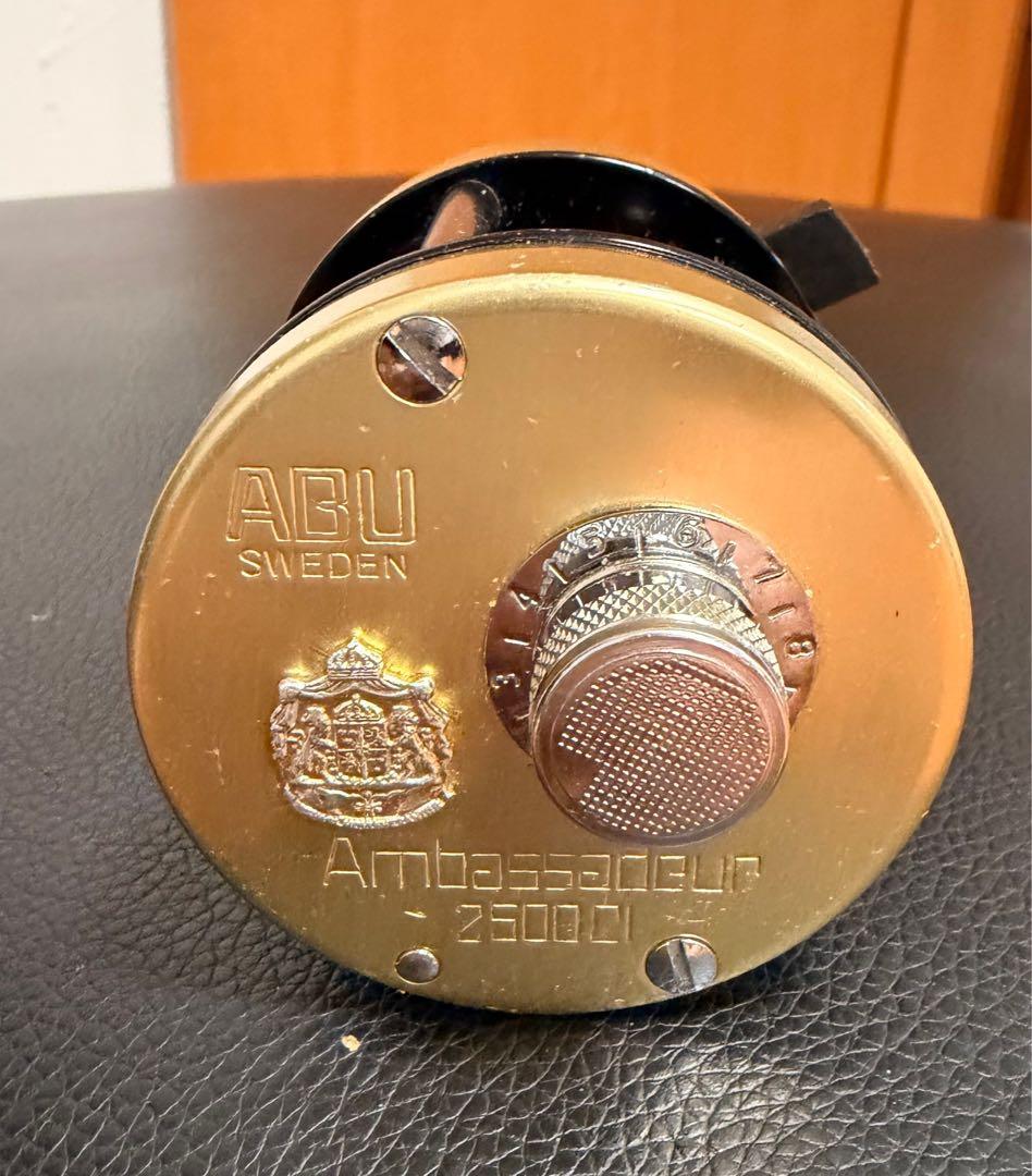 Abu アンバサダー　2500CI ゴールド　availドラグ付