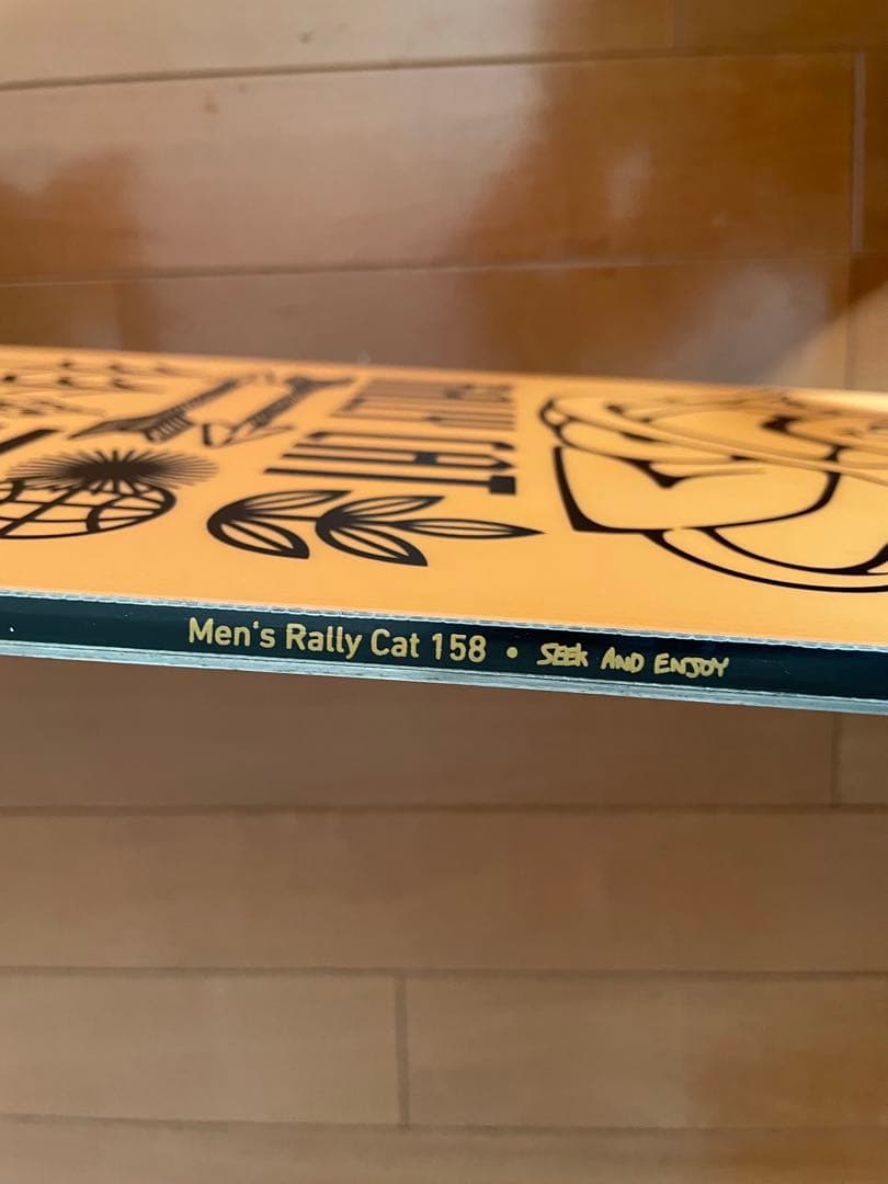 JONES RALLY CAT スノーボード オレンジ