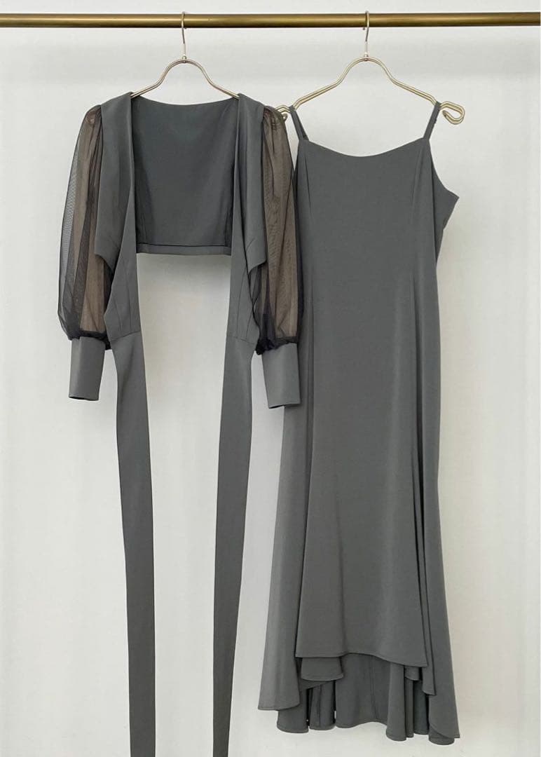 ♥ドリードール♥ パーティードレス 結婚式 お呼ばれ クロスデザインドレス 黒