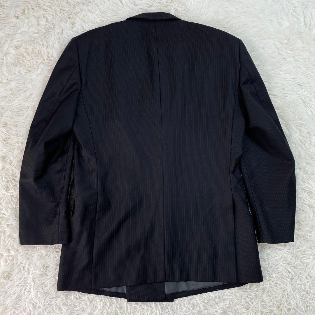 CoutureCaballero ゼニア ダブルスーツ ストライプ ブラック