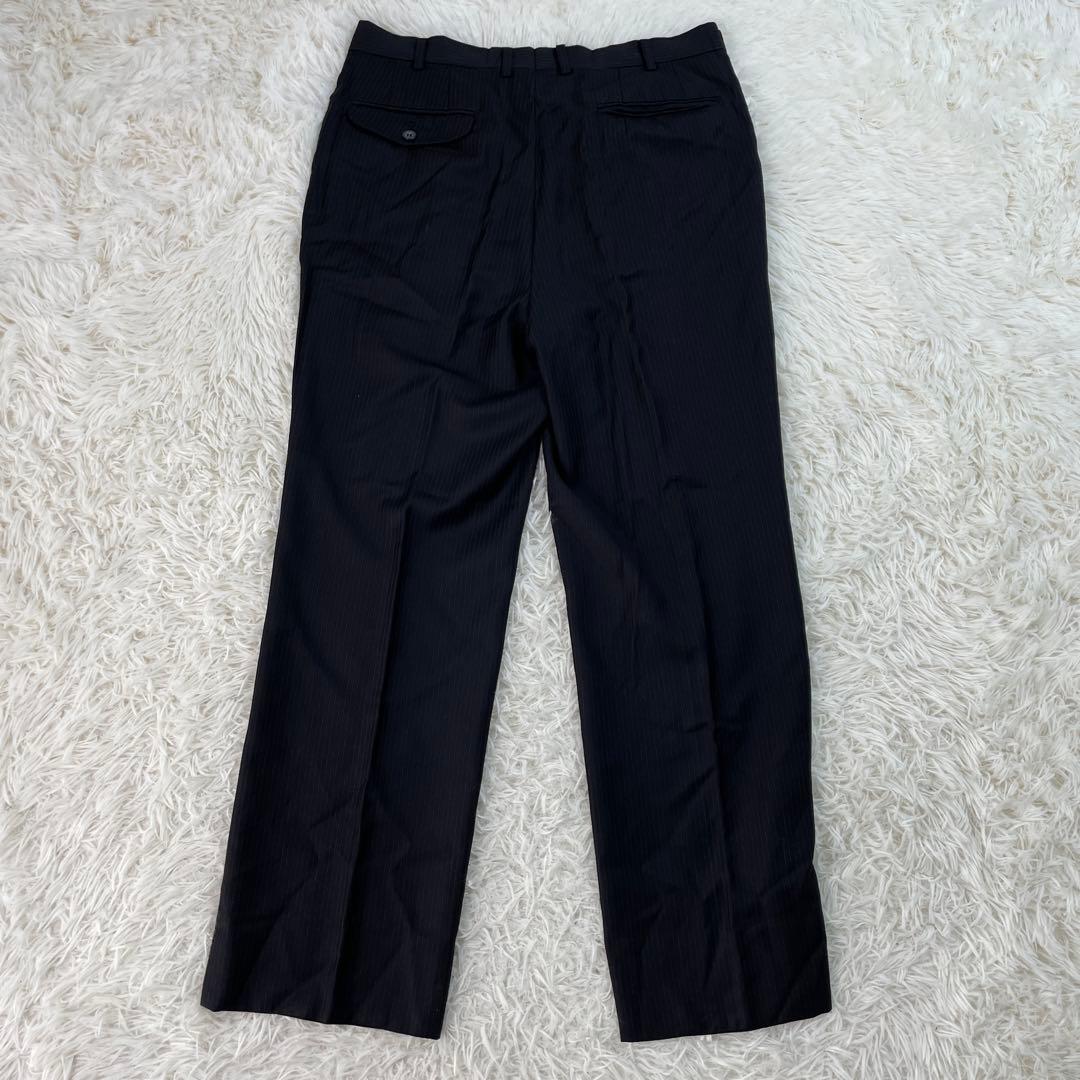 CoutureCaballero ゼニア ダブルスーツ ストライプ ブラック