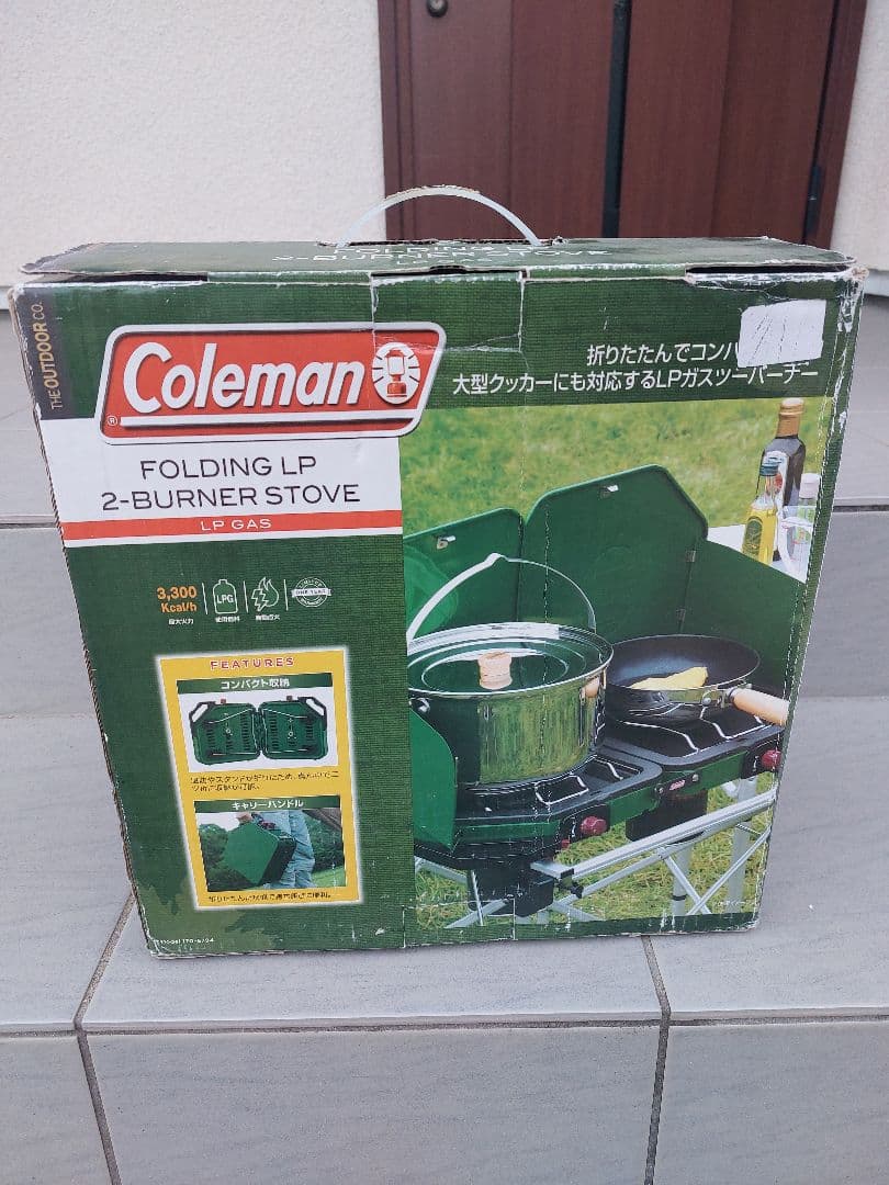 1回のみ使用☆コールマン　フォールディングLPツーバーナーストーブ