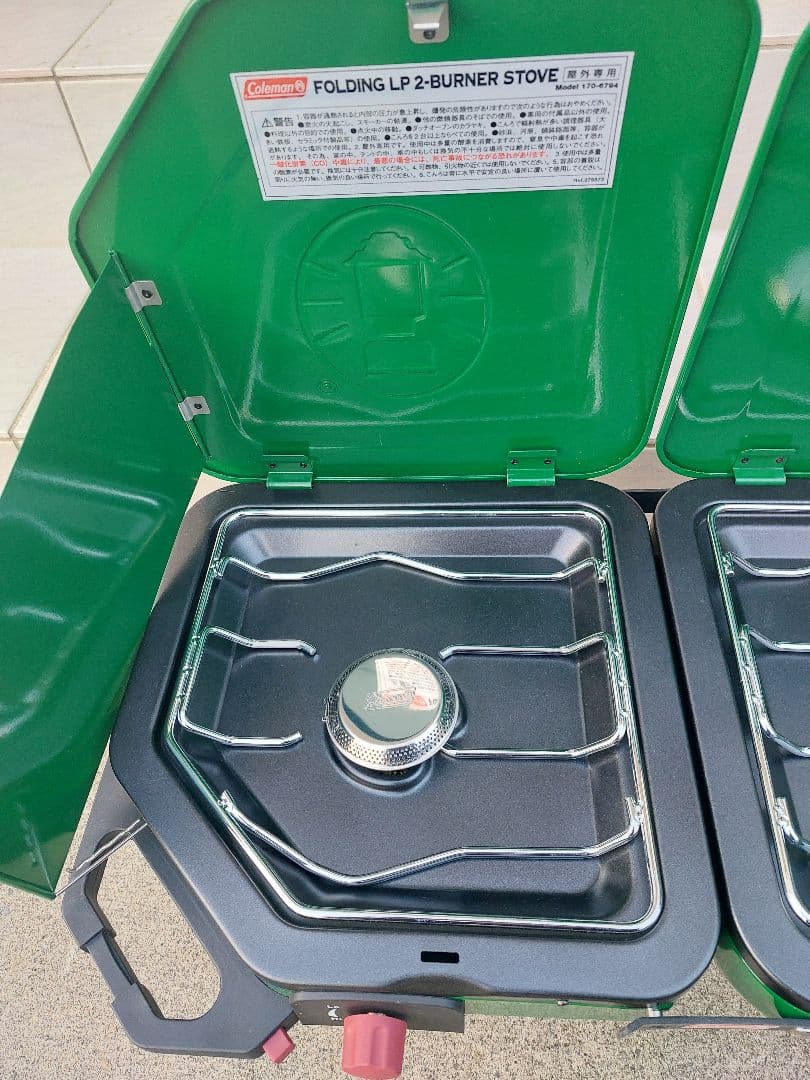 1回のみ使用☆コールマン　フォールディングLPツーバーナーストーブ