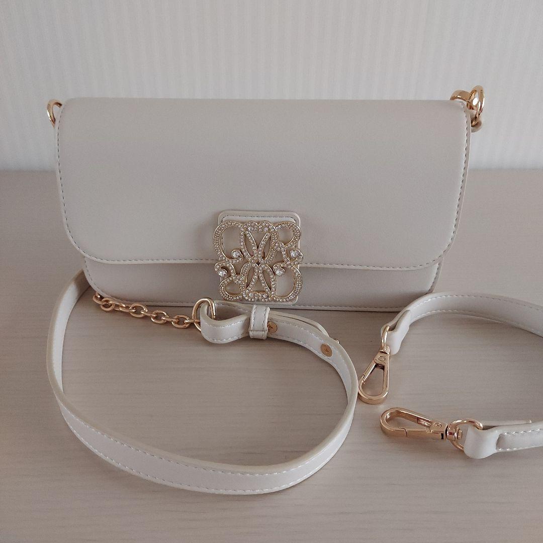 RANDA モノグラムビジューマルチWAYレクタングルバッグ