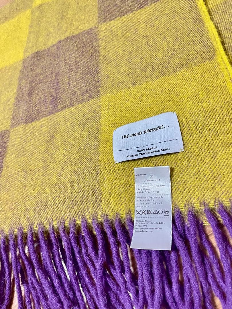 THE INOUE BROTHERS 大判マフラー ストール