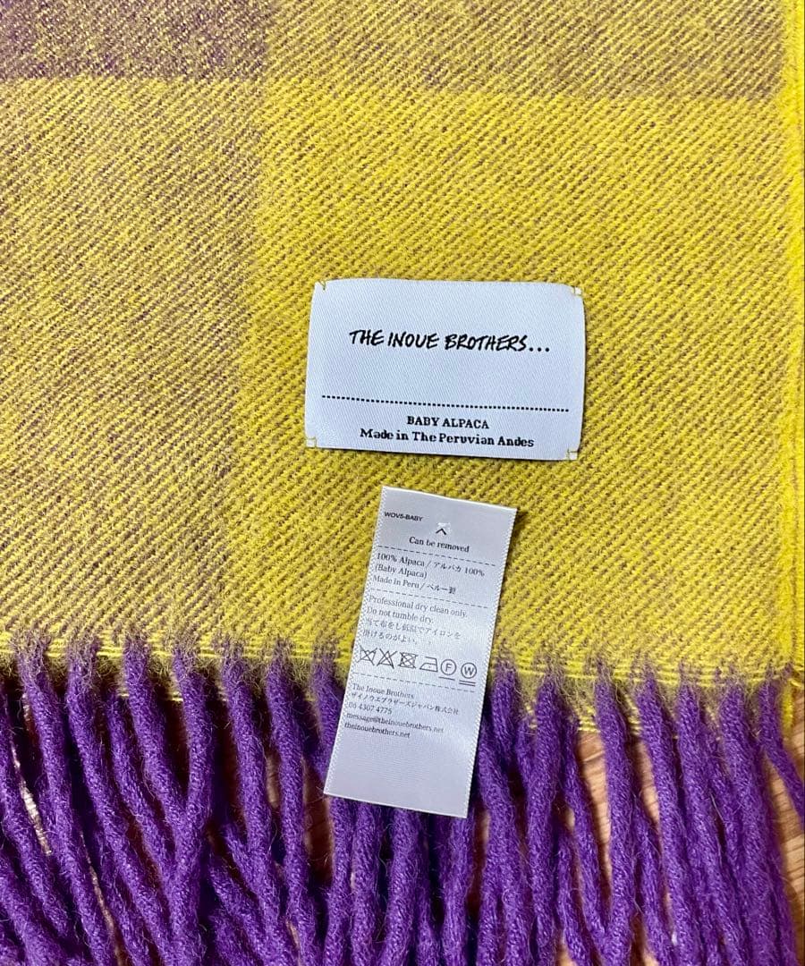 THE INOUE BROTHERS 大判マフラー ストール