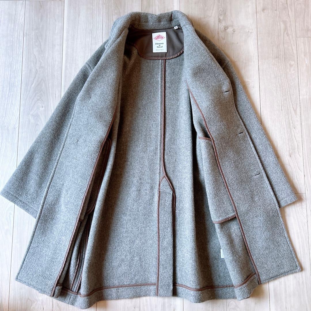 DANTON ウールライトパイル チェスターコート 42 ダントン