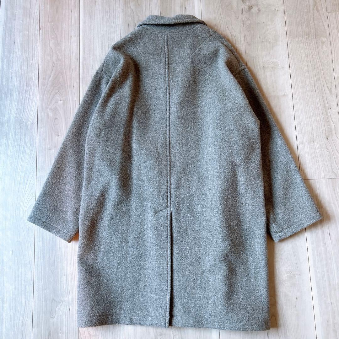 DANTON ウールライトパイル チェスターコート 42 ダントン