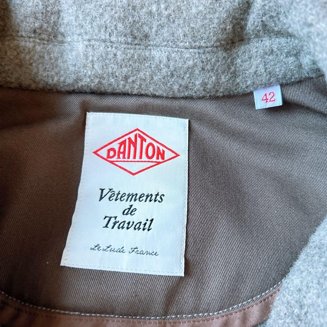 DANTON ウールライトパイル チェスターコート 42 ダントン