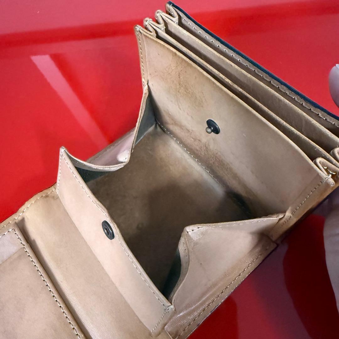 【最終値下げ】m+エムピウ　ミッレフォッリエ コードバン 黒