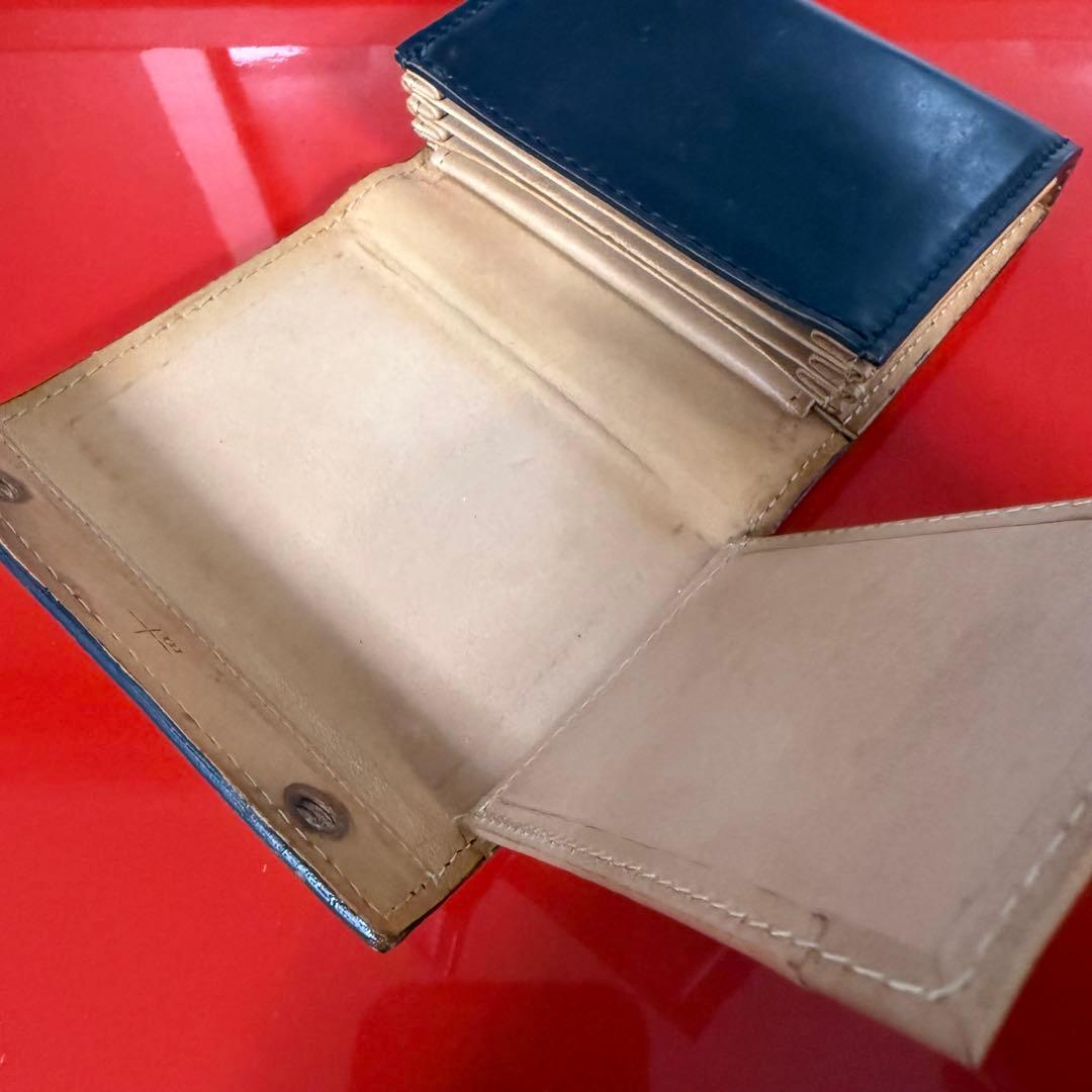 【最終値下げ】m+エムピウ　ミッレフォッリエ コードバン 黒