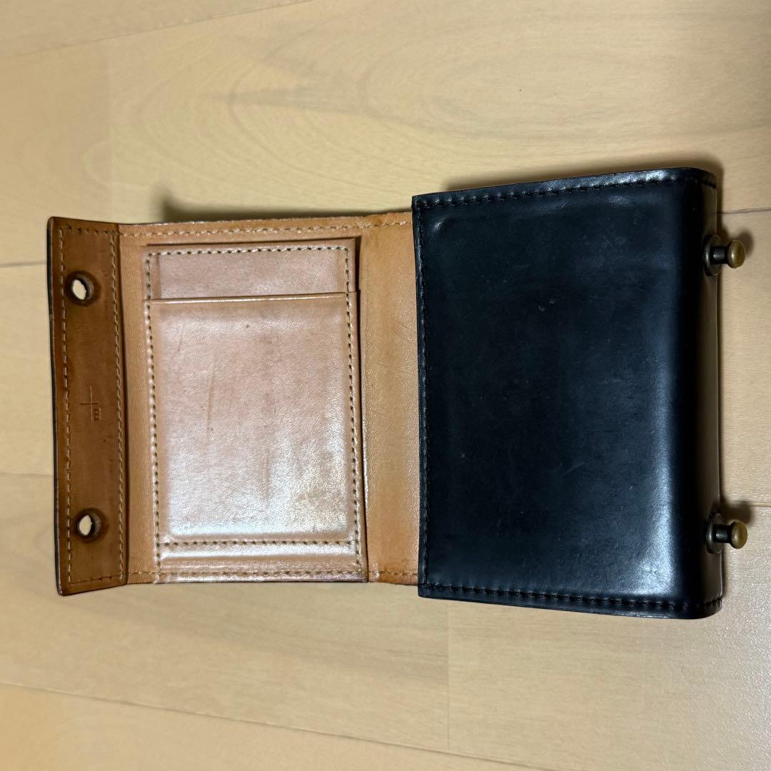 【最終値下げ】m+エムピウ　ミッレフォッリエ コードバン 黒