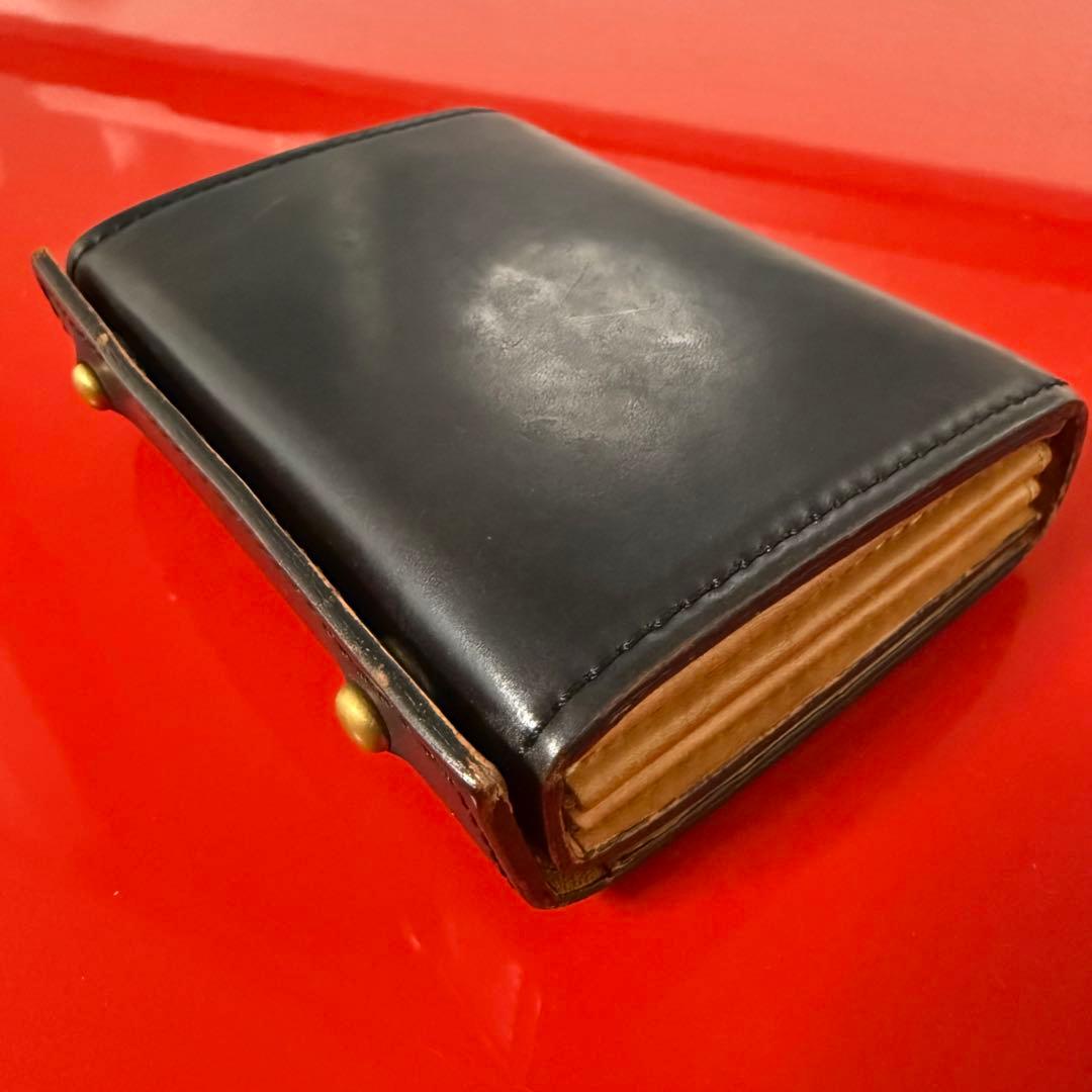 【最終値下げ】m+エムピウ　ミッレフォッリエ コードバン 黒