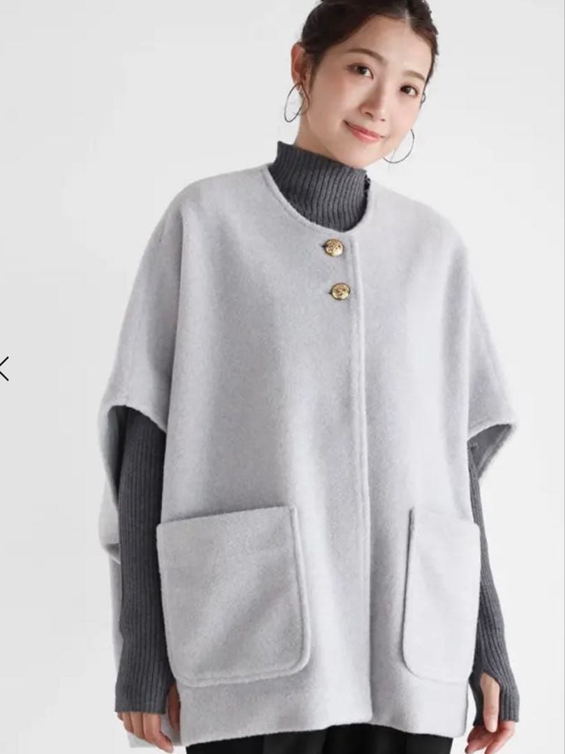 Vin ウールライクドルマンコート　YAMADAYA