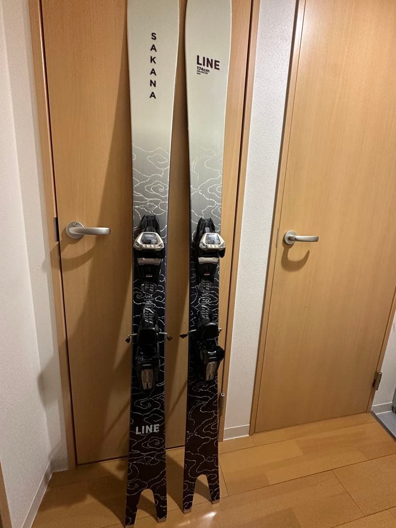 【即決可】早い者勝ちLINE SAKANA スキー板 174cm ビンディング付