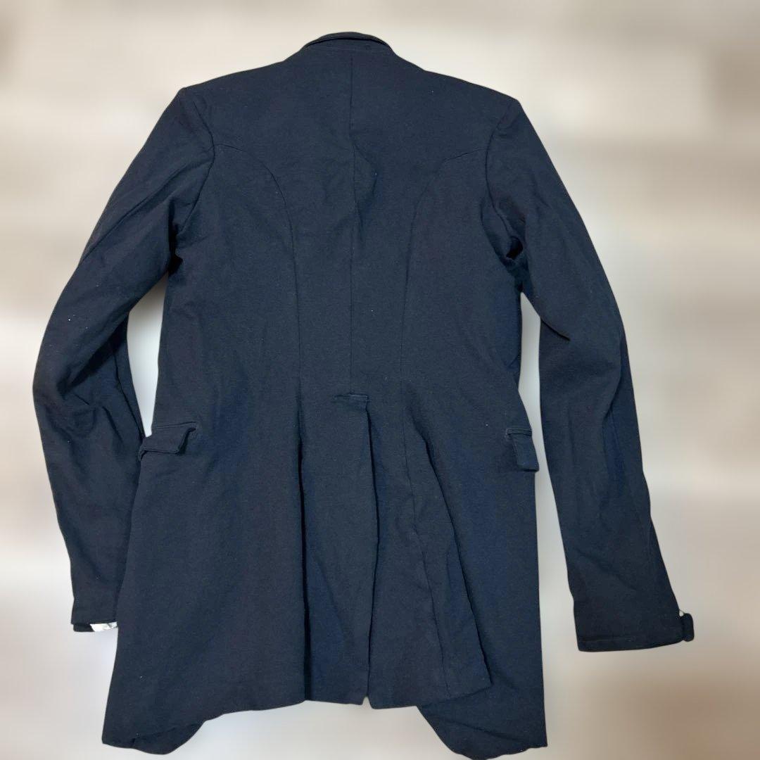 コムデギャルソンオムプリュス　デカダンス期　ポリエステル縮絨ジャケット　ブラック