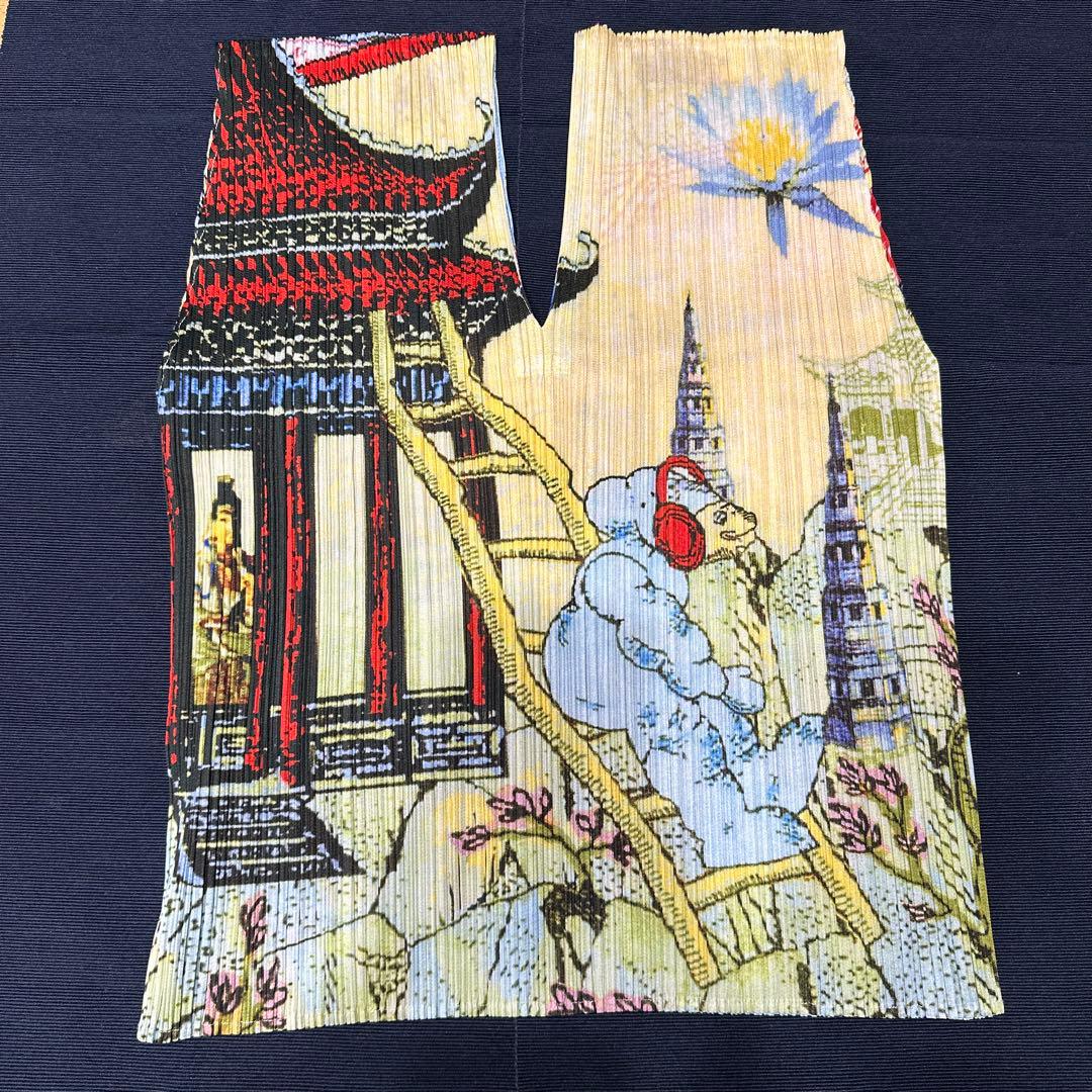 ISSEY MIYAKE(PLEATS PLEASE) プリーツプリーズノースリ