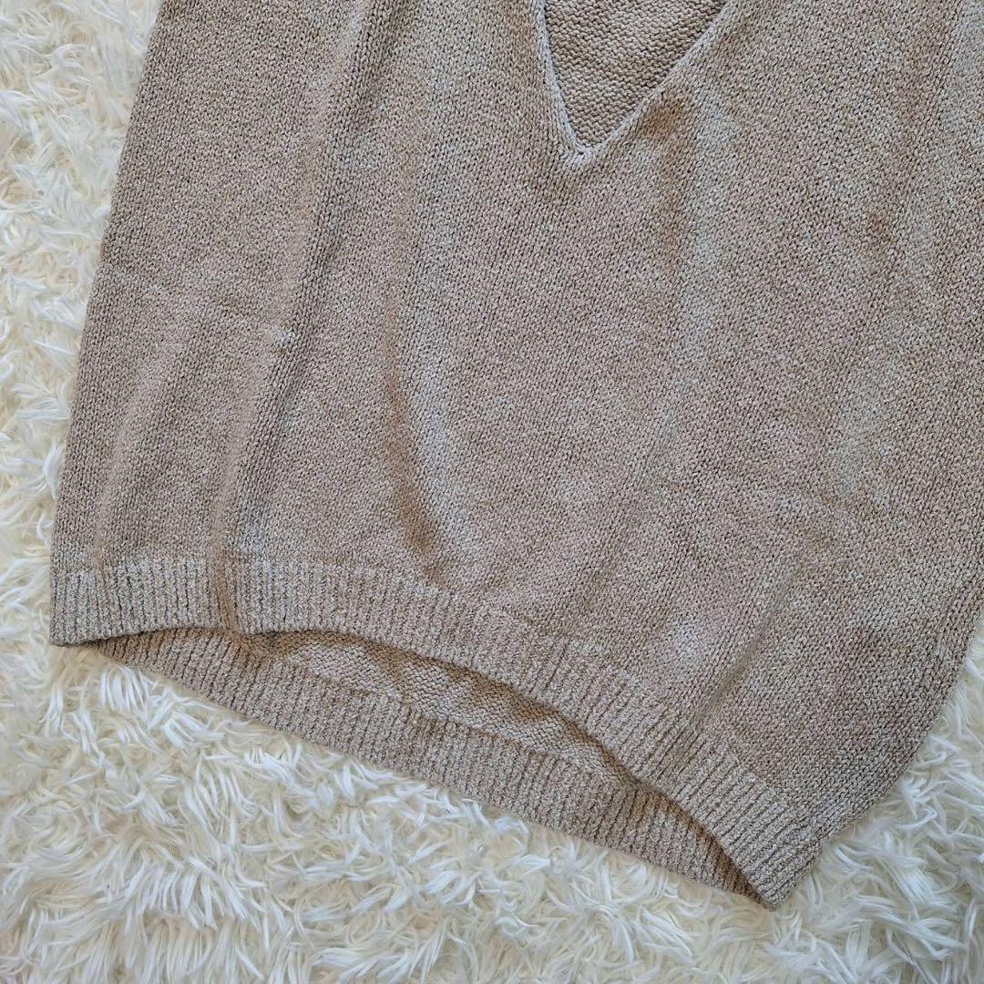 未使用級✨ドゥーズィエムクラス Lily Linen Vネック ベスト