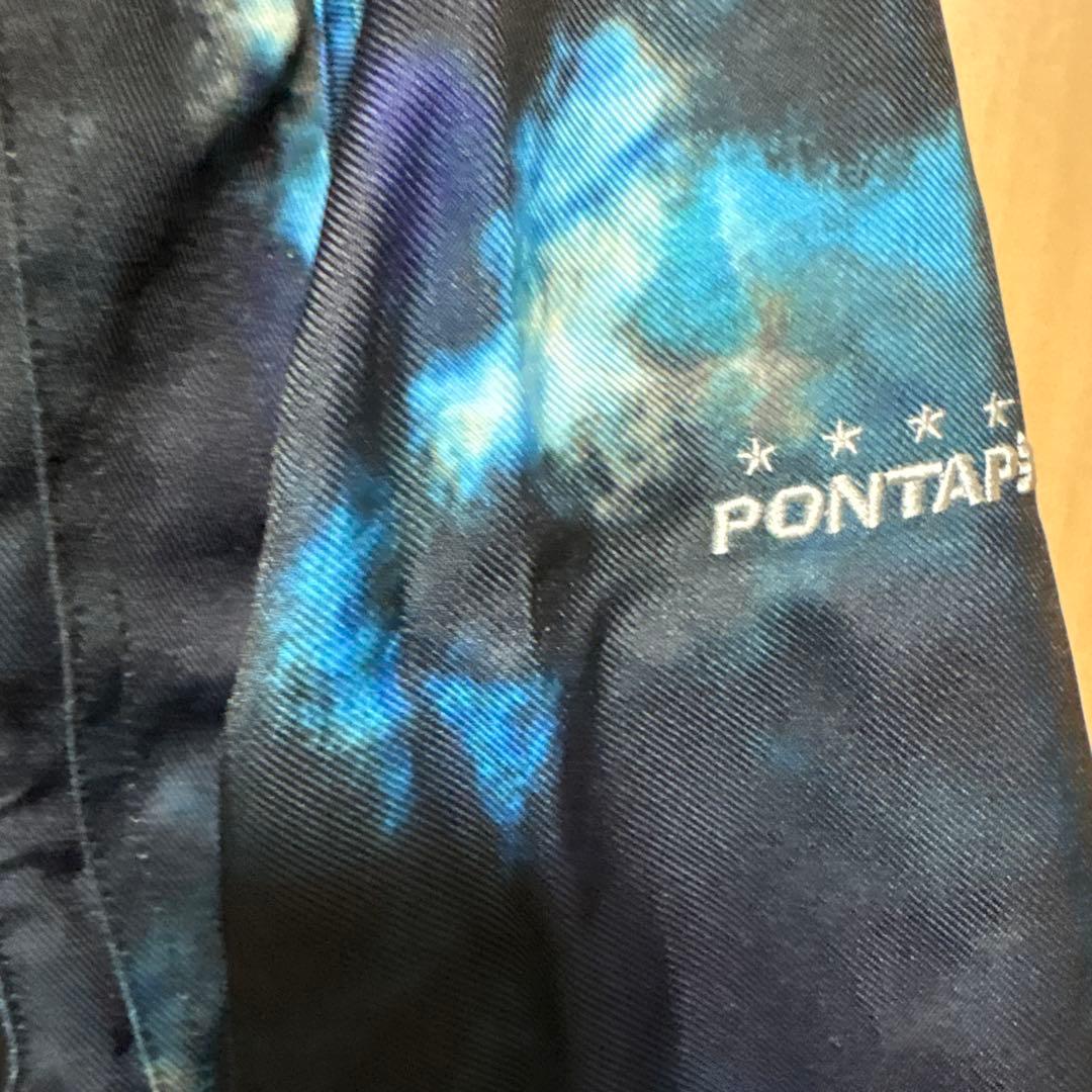 美品　使用回数少なめ　スノボ　ウェア　 XS カモフラ柄　ネイビー