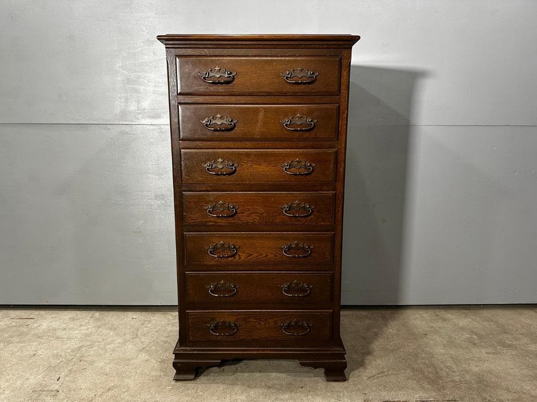 『Daniel』横浜クラシック家具 7段チェスト ハイチェスト チェスト 箪笥