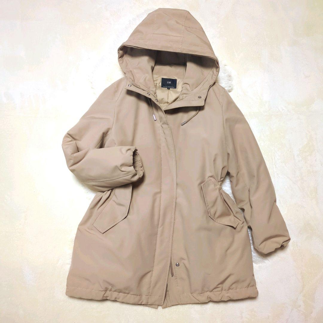 23区【未使用級】WEB限定 防風 ＆ 撥水　フーデット ダウンコート　38