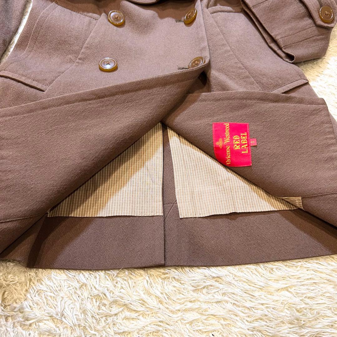 【超希少✨️ヴィヴィアンウエストウッド】 ウール ビック衿 トレンチコート L