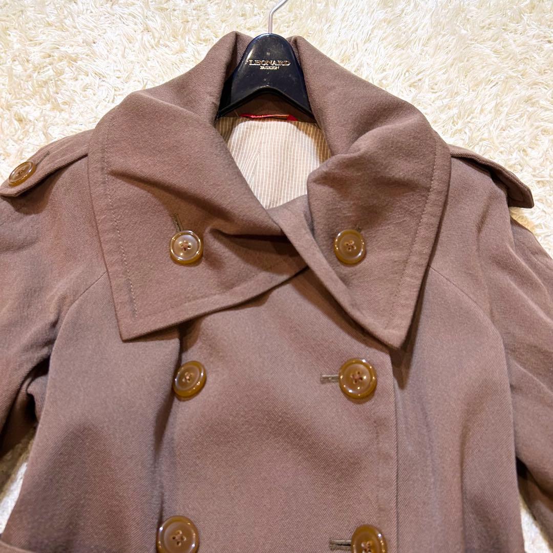 【超希少✨️ヴィヴィアンウエストウッド】 ウール ビック衿 トレンチコート L