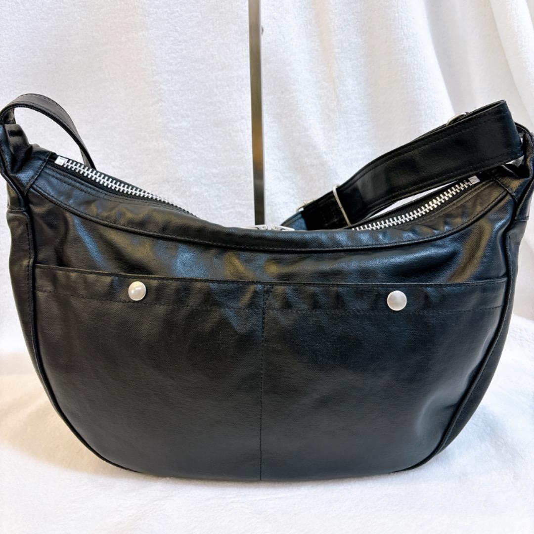 極美品✨PORTER フリースタイル ショルダーバッグ ブラック ハーフムーン
