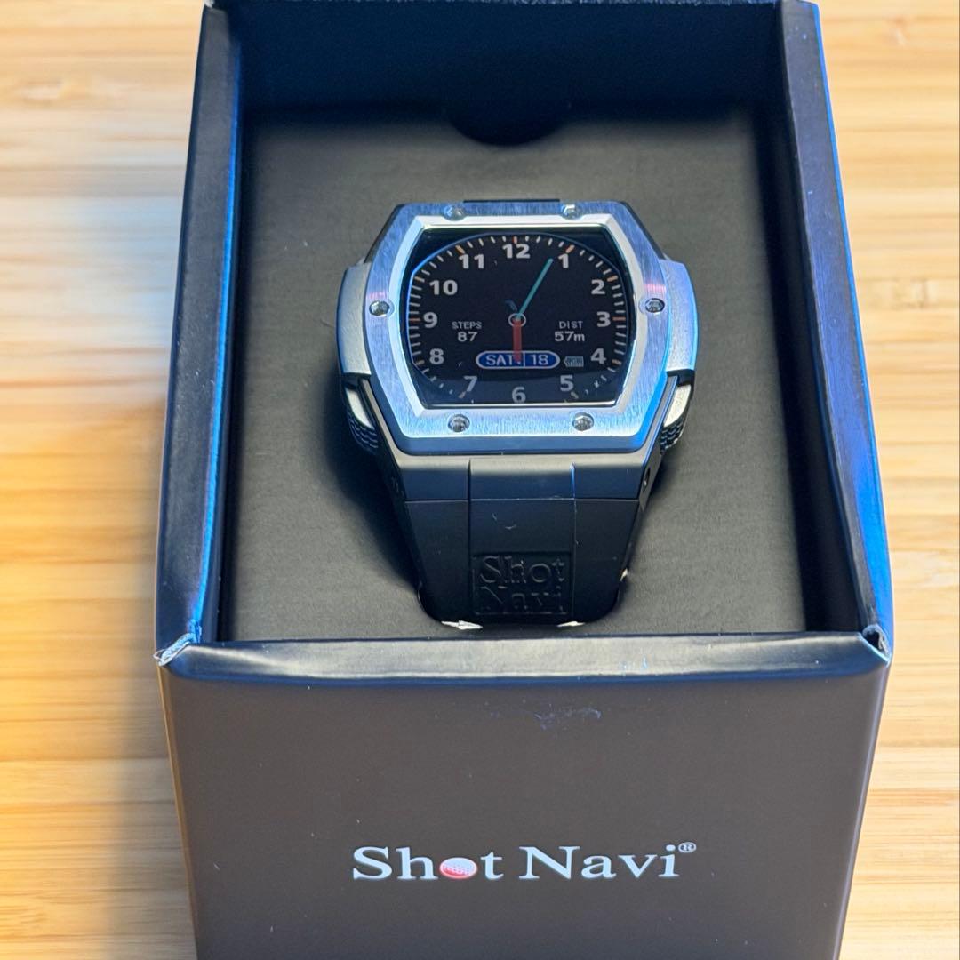 ほぼ新品 Shot Navi Crest GPSゴルフ時計