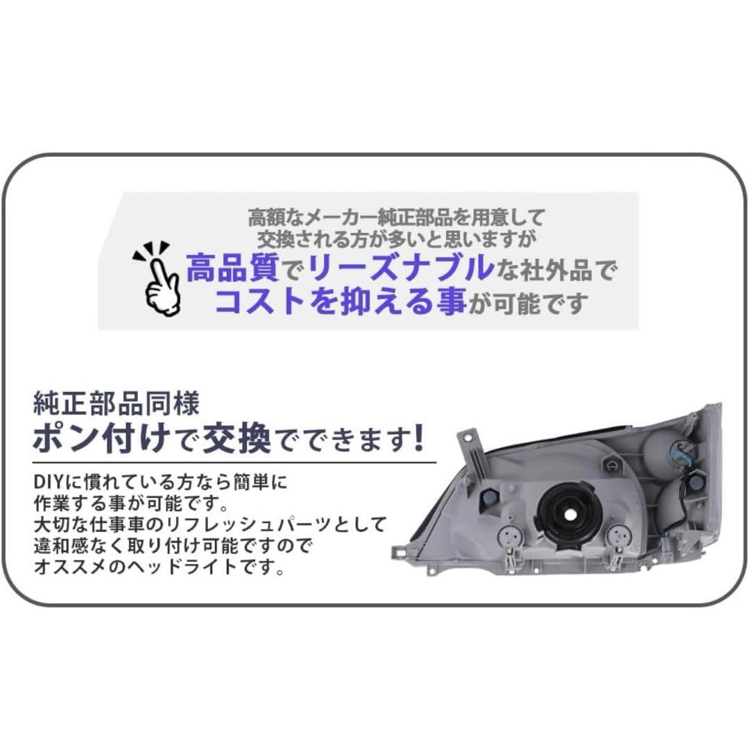 トヨタ 用 ヘッドライト 左右セット HINO 日野デュトロ ダイナ トヨエース