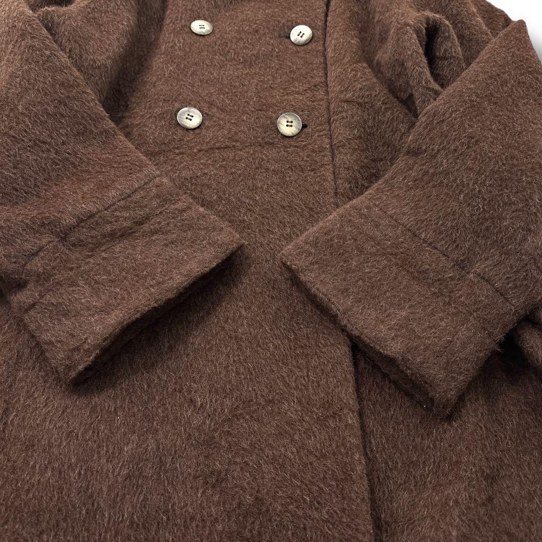 美品】chloe　ミスクロエ アルパカ　チェスターコート　ロング　ダブル　茶