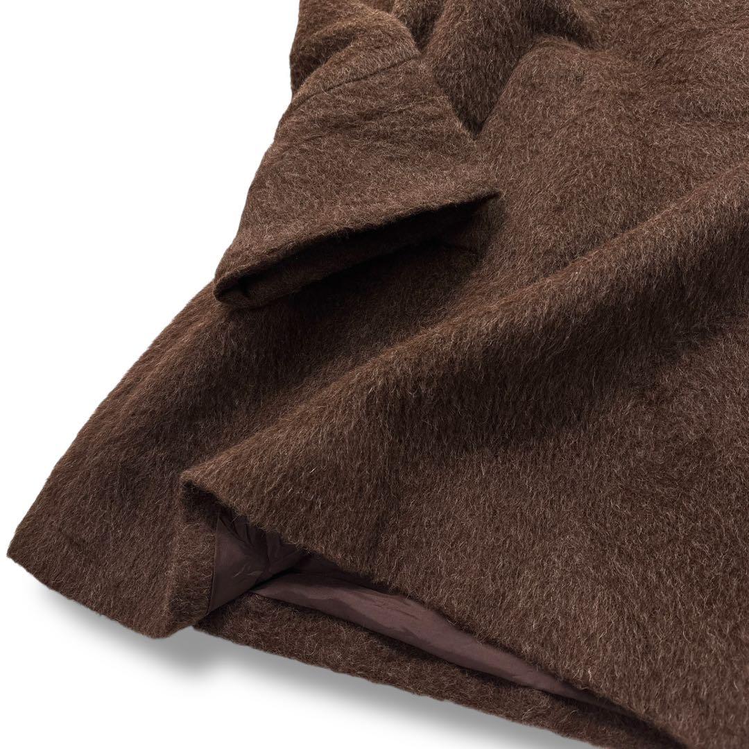 美品】chloe　ミスクロエ アルパカ　チェスターコート　ロング　ダブル　茶