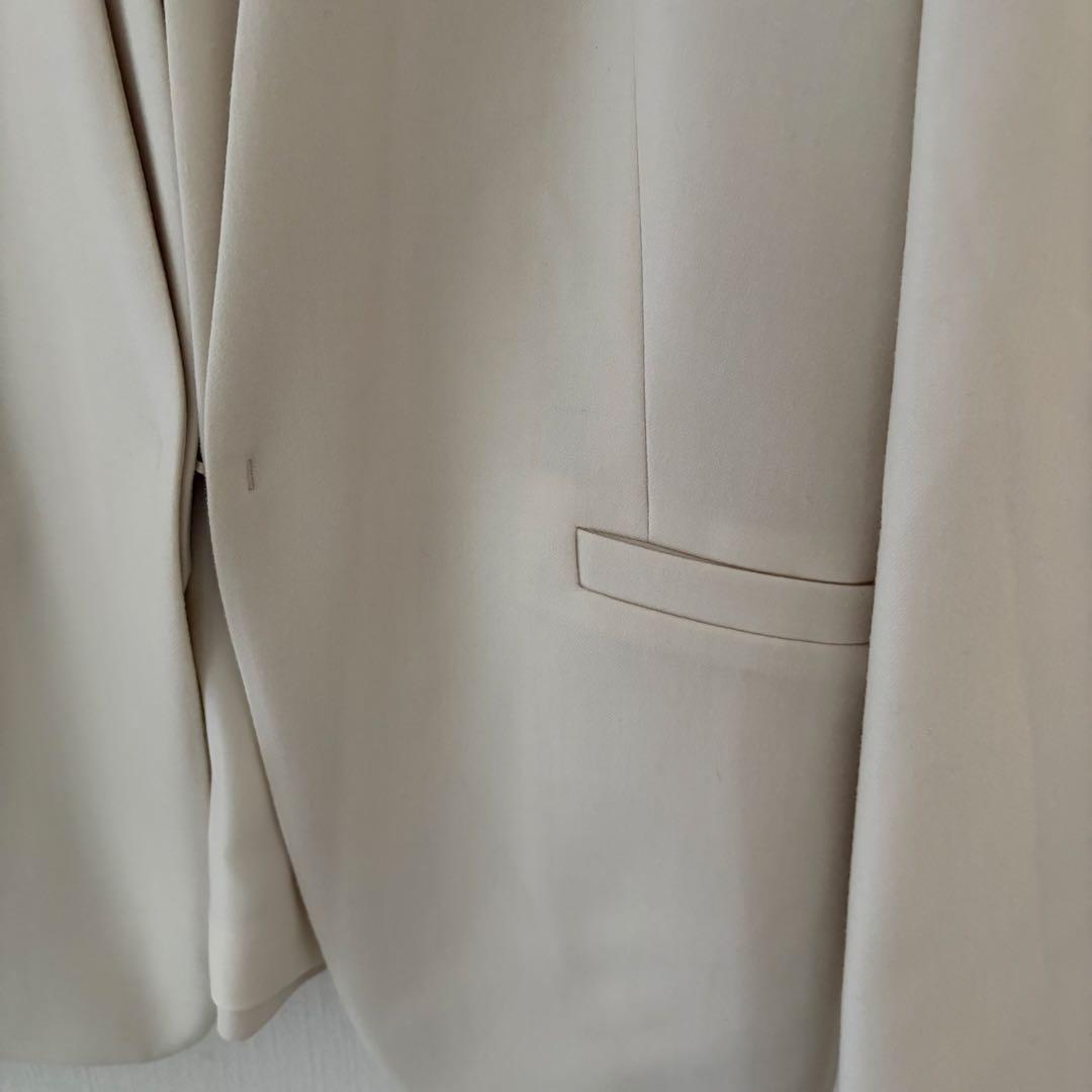 Ballsey ウールノーカラージャケット 36 オフホワイト