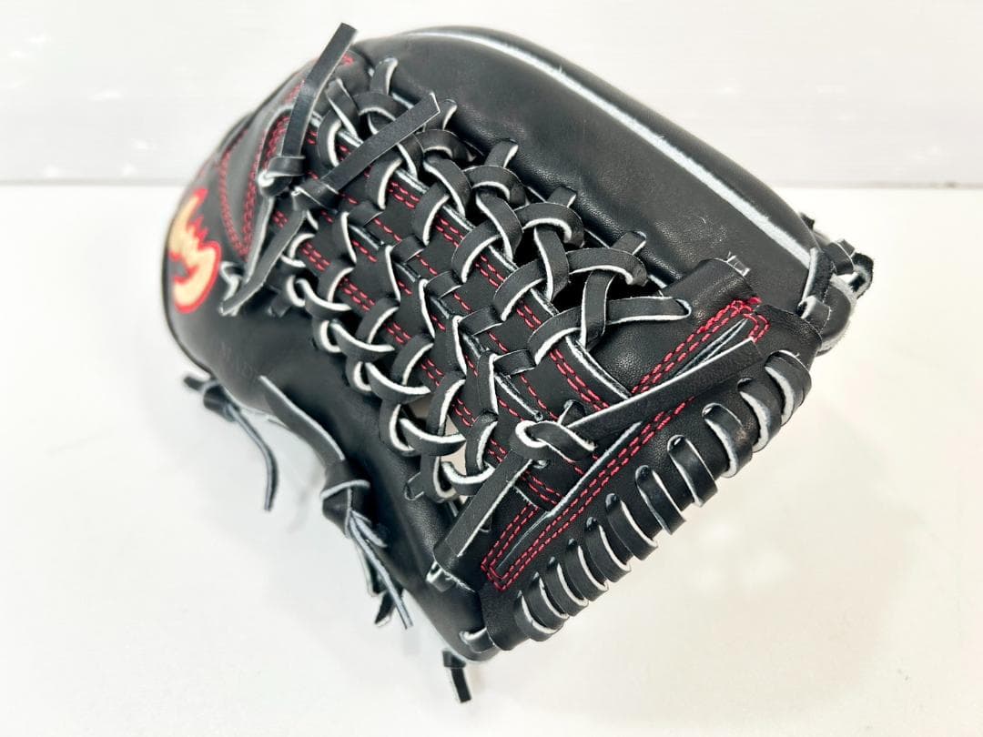 【新品】 ジームス ユース硬式グラブ ZY-28D ブラック